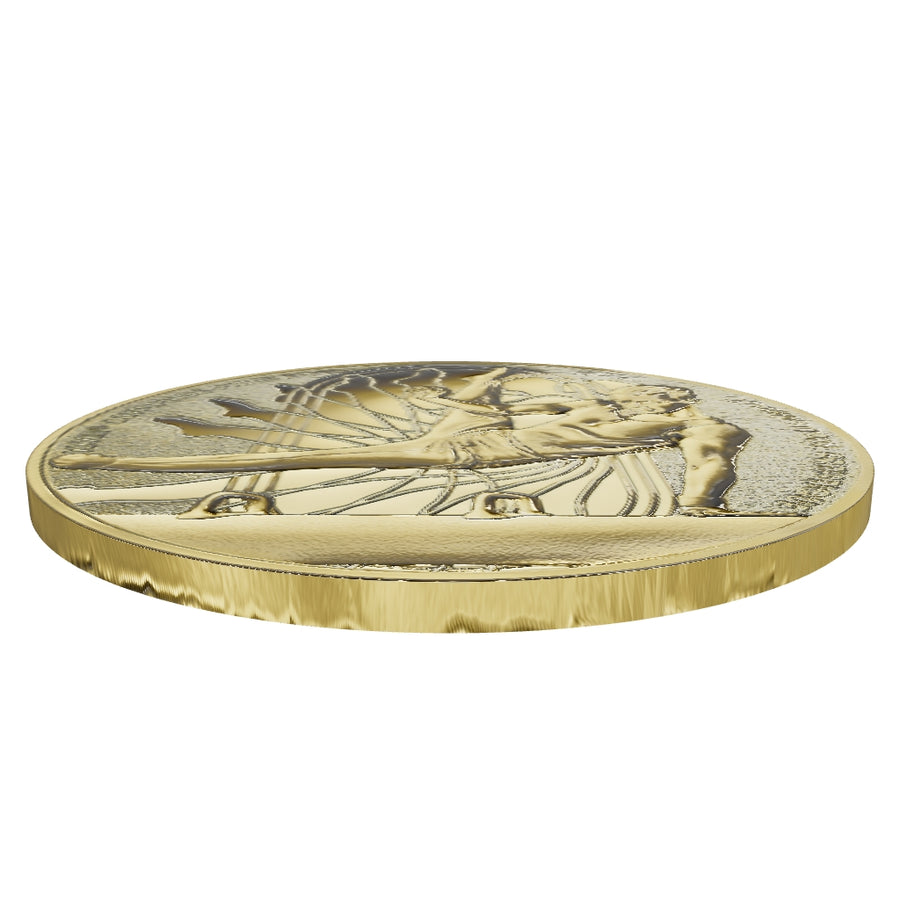 Jeux Olympiques de Paris 2024 - Série les sports - Gymnastique artistique - Monnaie de 50€ Or - 1/4 Oz - BE 2023