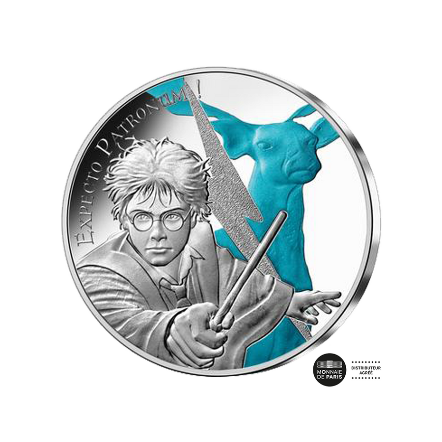 Harry Potter - Valuta di 50 euro Silver - Spatial Patronum - Wave 2.2021 Colorized