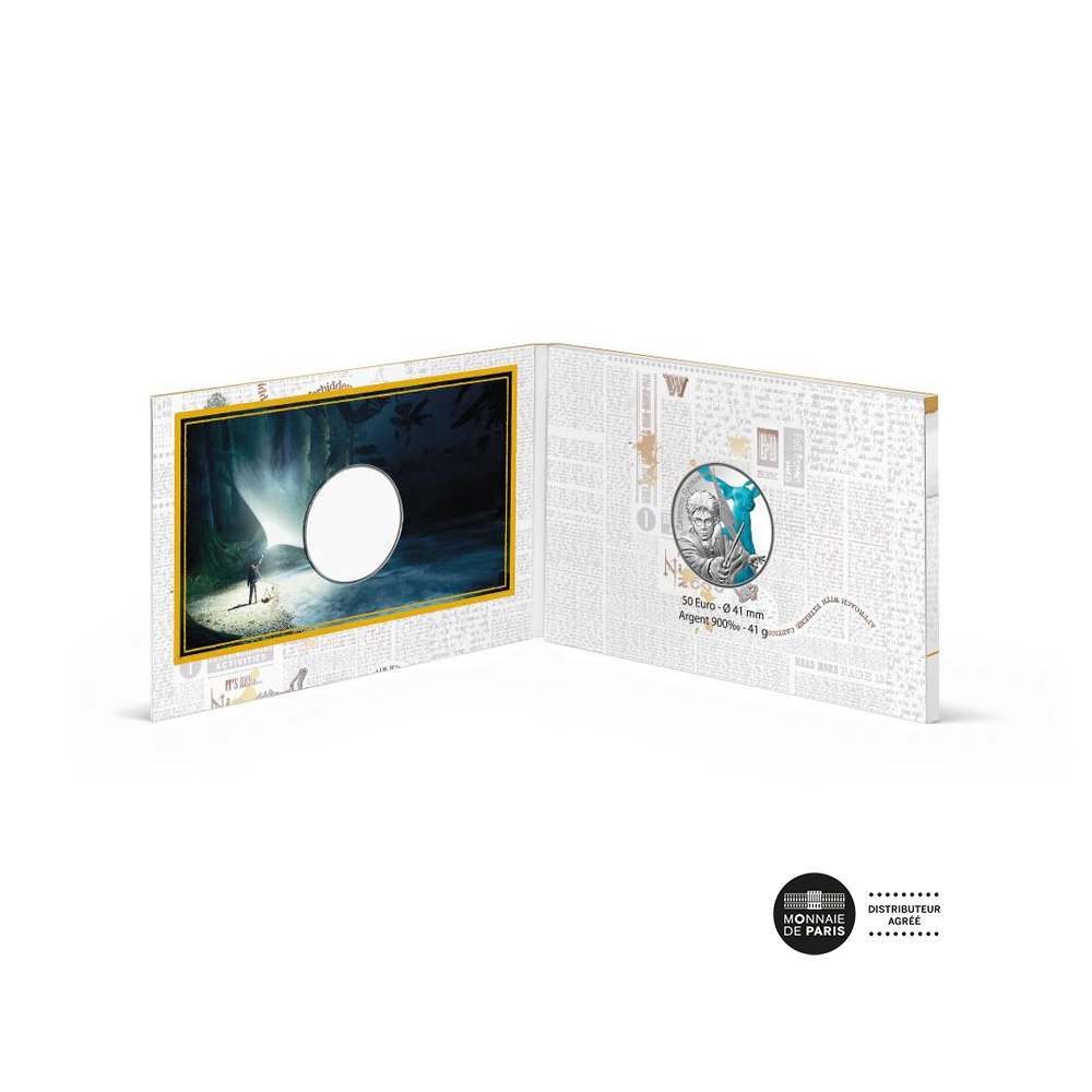 Harry Potter - Monnaie de 50 Euro Argent - Expecto Patronum - Vague 2 2021 Colorisée