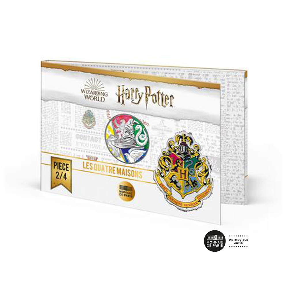 Harry Potter - Moeda de € 50 Silver - Coatsons of the 4 Hogwarts Houses - Onda 1.2021