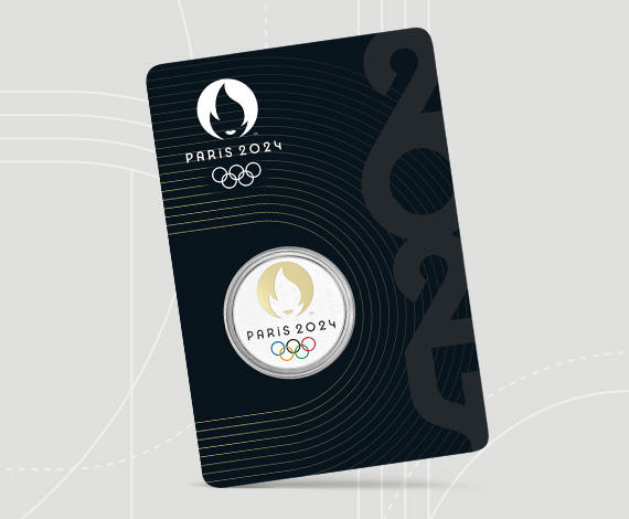 Giochi olimpici Parigi 2024 - Emblema olimpico blister