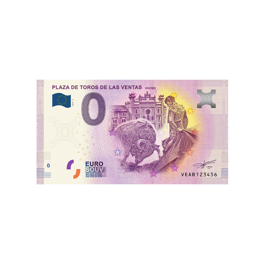 Bilhete de lembrança de zero euro - Plaza de Toros de Las Ventas - Espanha - 2019