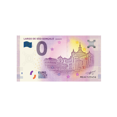 ⁣⁢Nota souvenir de zero euro - Largo De Sao Gonçalo - Portugal - 2019⁤⁣