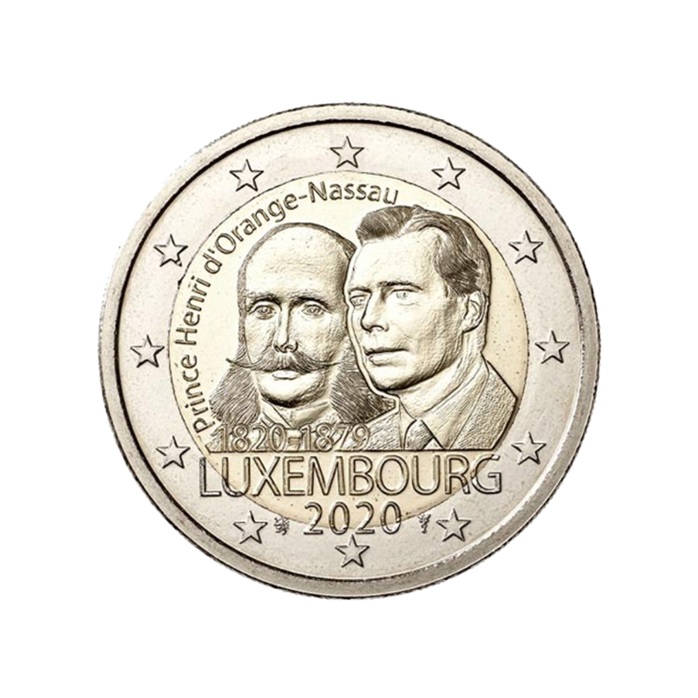 Luxembourg 2020 - 2 Euro Commémorative - 200ème anniversaire de la naissance du Prince Henri