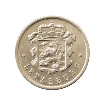25 cents Charlotte Luxembourg 1954-1972