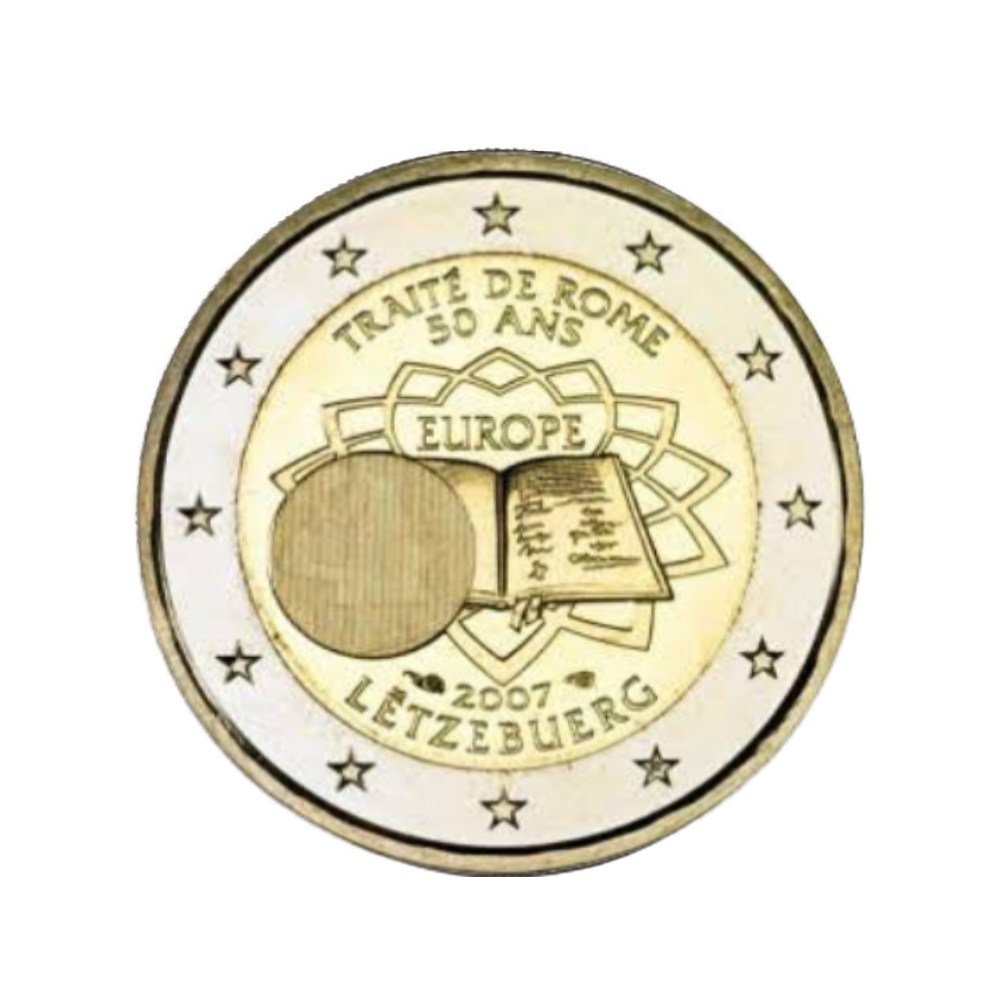 Luxembourg 2007 - 2 Euro Commémorative - Anniversaire du Traité de Rome