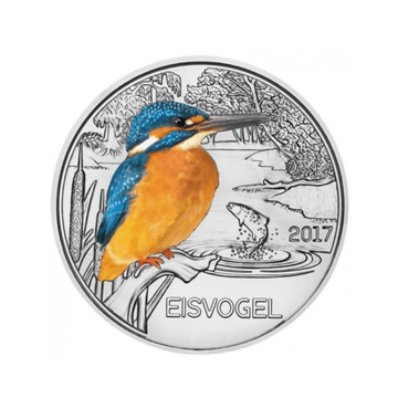 Austria 2017 - 3 Euro commemorative - Martin Fisherman - 4/12