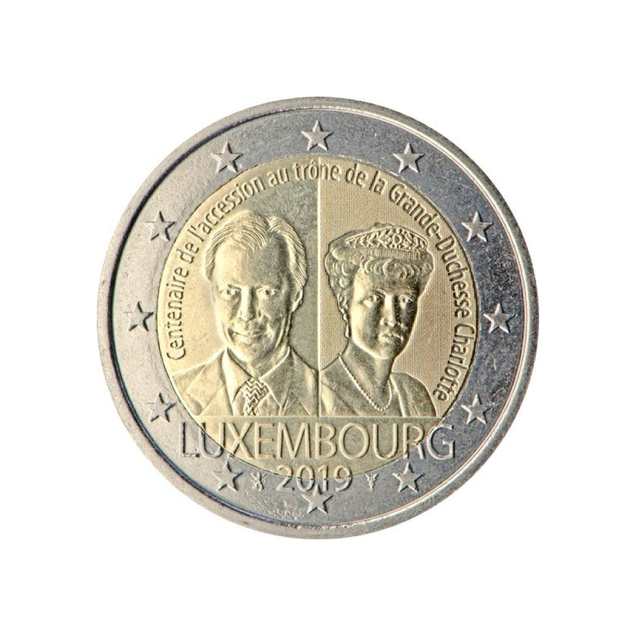 Luxembourg - 2 Euro - 2019 - Grande -Duchess Charlotte