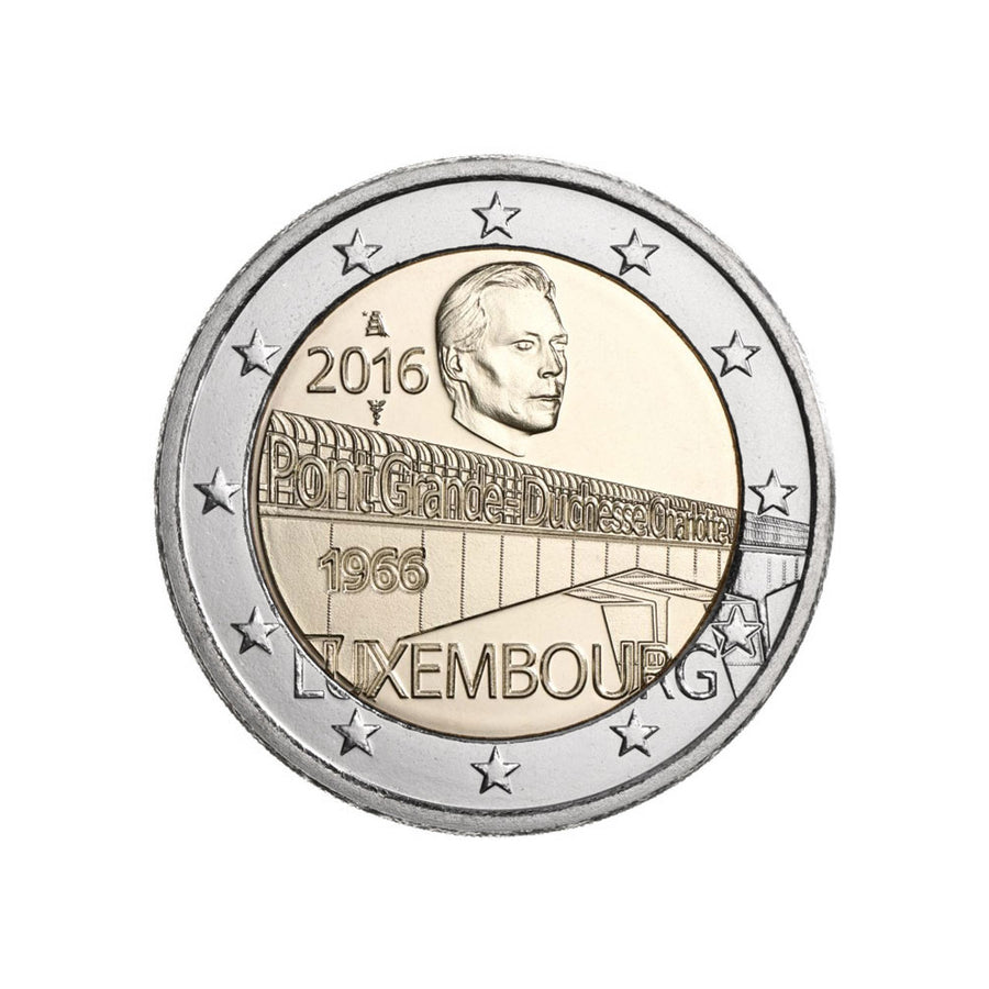 Luxembourg 2016 - 2 Euro Commémorative - Pont de la grande-duchesse Charlotte