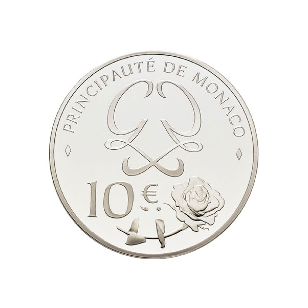 Monaco - 10 Euro - 2019 - Argent BE – Grace Kelly