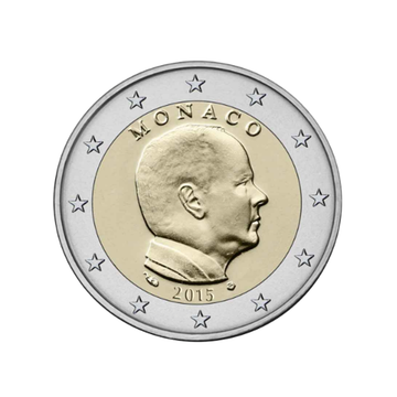 Monaco 2015 - 2 Euro commemorative - Profit Albert Profile