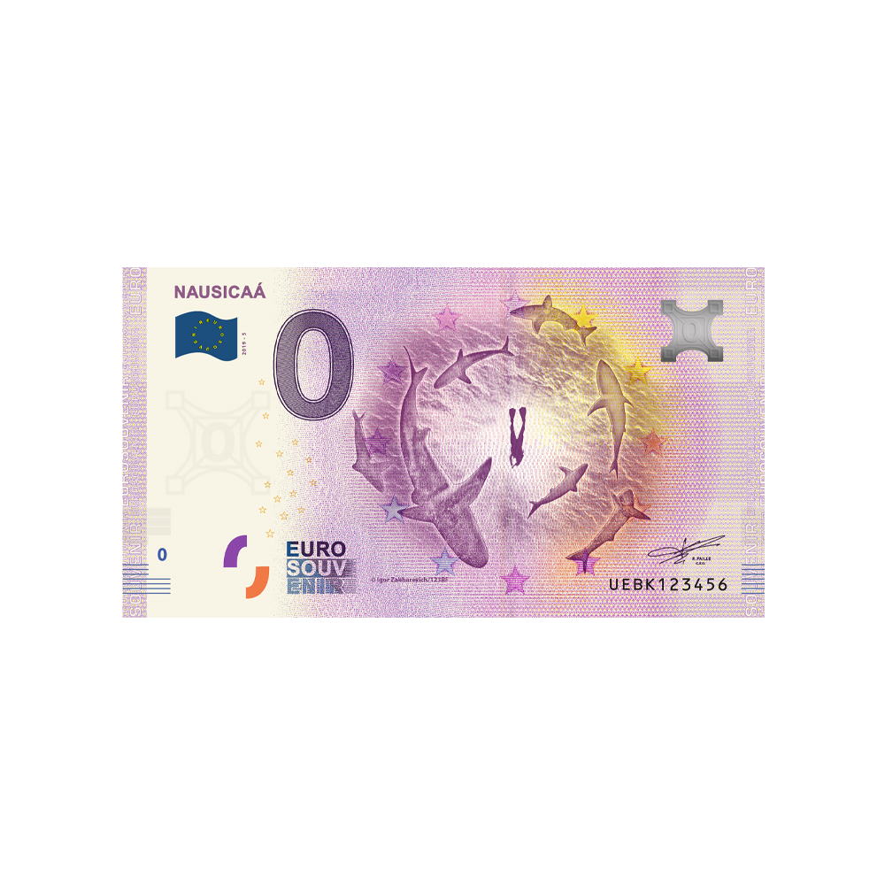 Souvenir -Ticket von null Euro - Nausicaá - Frankreich - 2019