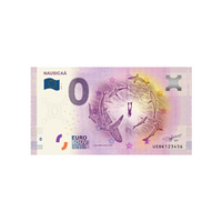 Souvenir ticket from zero euro - nausicaá - france - 2019