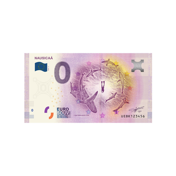 Souvenir Ticket van Zero Euro - Nausicaá - Frankrijk - 2019