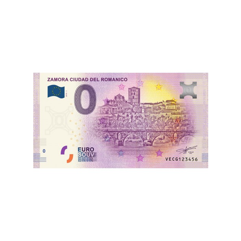 Billet souvenir de zéro euro - Zamora Ciudad del Romanico - Espagne - 2019