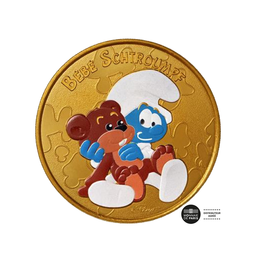 Os Smurfs - Mini -Médaille - Smurf Bébé 2020