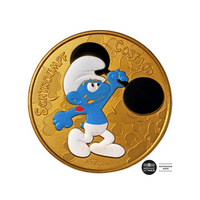 Les Schtroumpfs - Mini-Médaille - Schtroumpf Costaud 2020