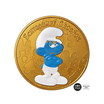 The Smurfs - Mini -Médaille - Smurf Grognon 2020