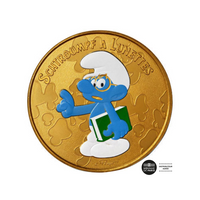 Smurfs - Mini -Médaille - Smurfen met 2020 glazen