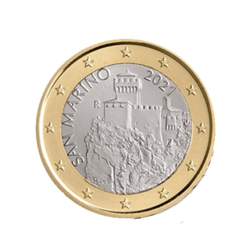 Saint -marin 2021 - 1 Euro Gedenk - UNC