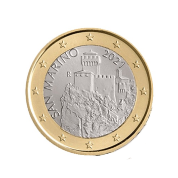 Saint -Marin 2021 - 1 euro commemorative - UNC
