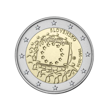 Slowakei 2015 - 2 Euro Gedenk - 30. Jahrestag der Flagge der Europäischen Union