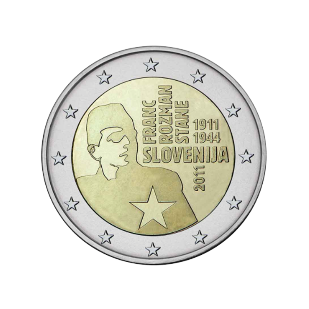 Slovenia 2011 - 2 Euro commemorative - 100th anniversary of Franc Rozman