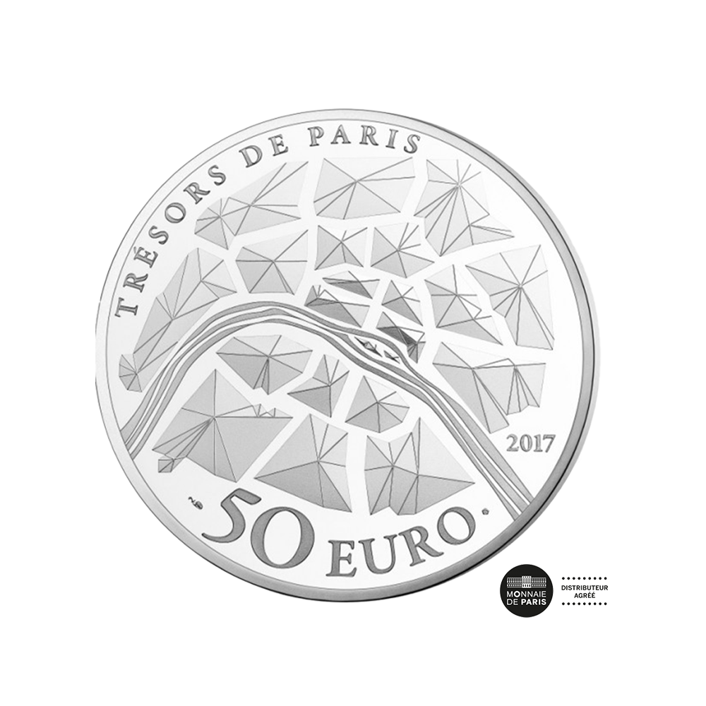 UNESCO - Place de la Concorde - Monnaie de 10 Euro Argent - BE 2017