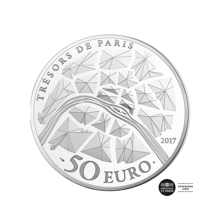 UNESCO - Place de la Concorde - Währung von 10 Euro -Geld - sein 2017