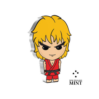 Chibi Coin Collection - Street Fighter II - Ken Masters - 1 Oz Argent
