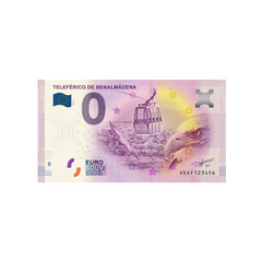 Billet souvenir de zéro euro - Teleférico de Benalmadena - Espagne - 2019