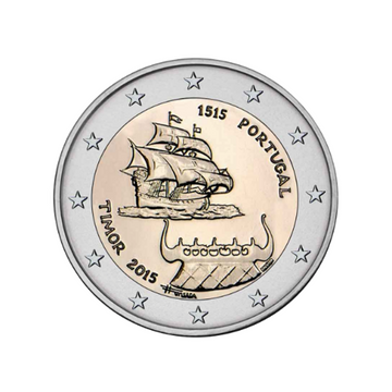 Portogallo 2015 - 2 Euro Commemorative - 500 anni di relazioni con Timor