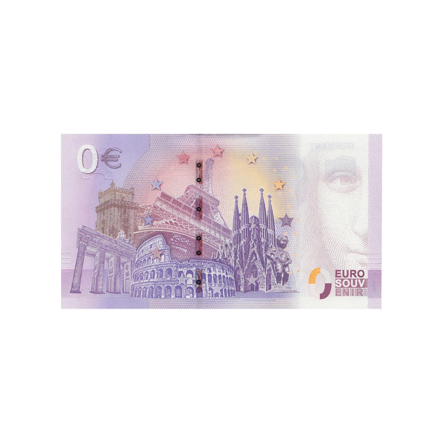 Billet souvenir de zéro euro - Parque Europa - Espagne - 2019