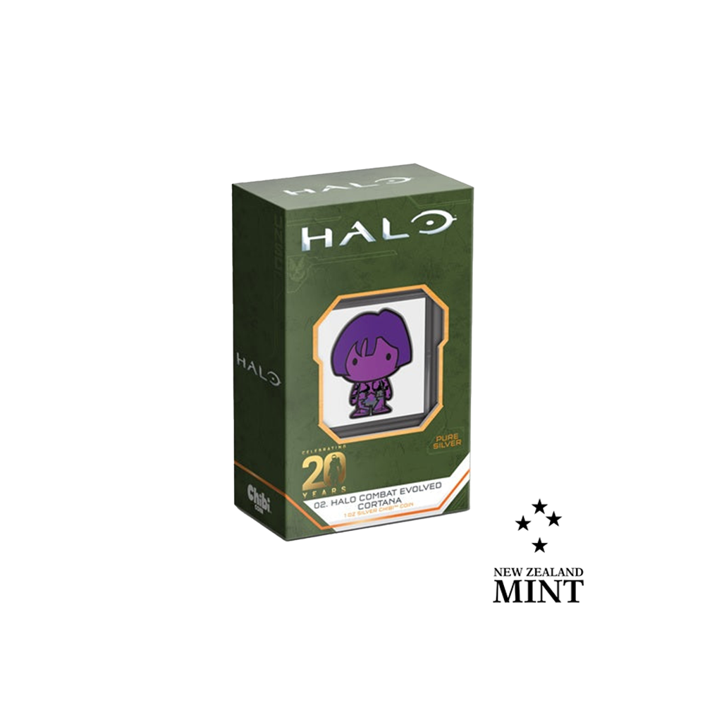 Collezione di monete Chibi - Cortana - 1 Oz Silver - BE