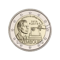 Lussemburgo 2019 - 2 Euro Commemorative - Centenario del suffragio universale