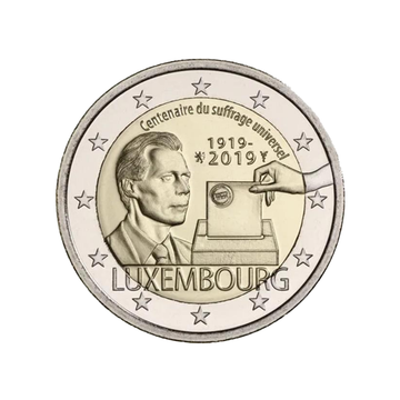 Luxemburg 2019 - 2 Euro Herdenkingsvermogen - Centenary of Universal Suffrage